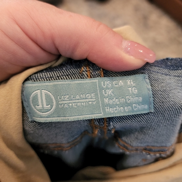 LIZ lange Maternity jeans. Size XL - Picture 3 of 13